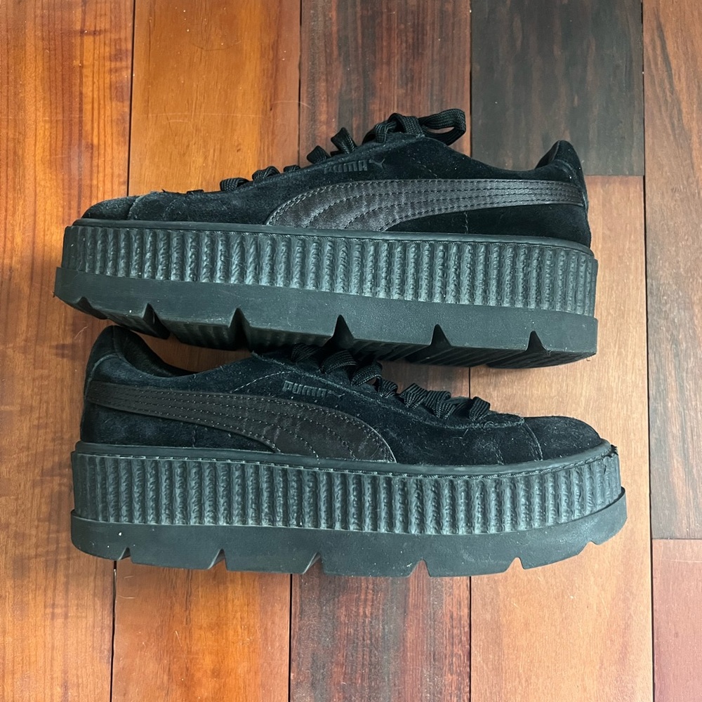 Fenty Puma suede cleated creeper platform